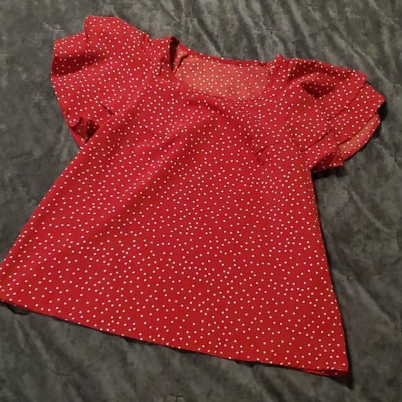 Shein polka-dot blouse - Picture 1 of 6